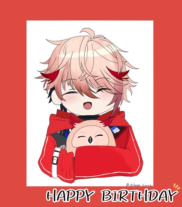 🎻🦉birthdayイラスト