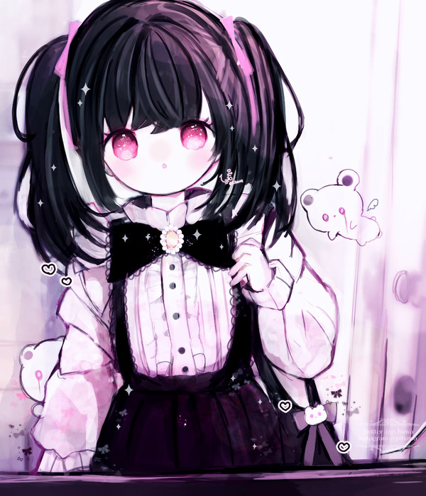 「ただいま。くまさん…」 「… 」