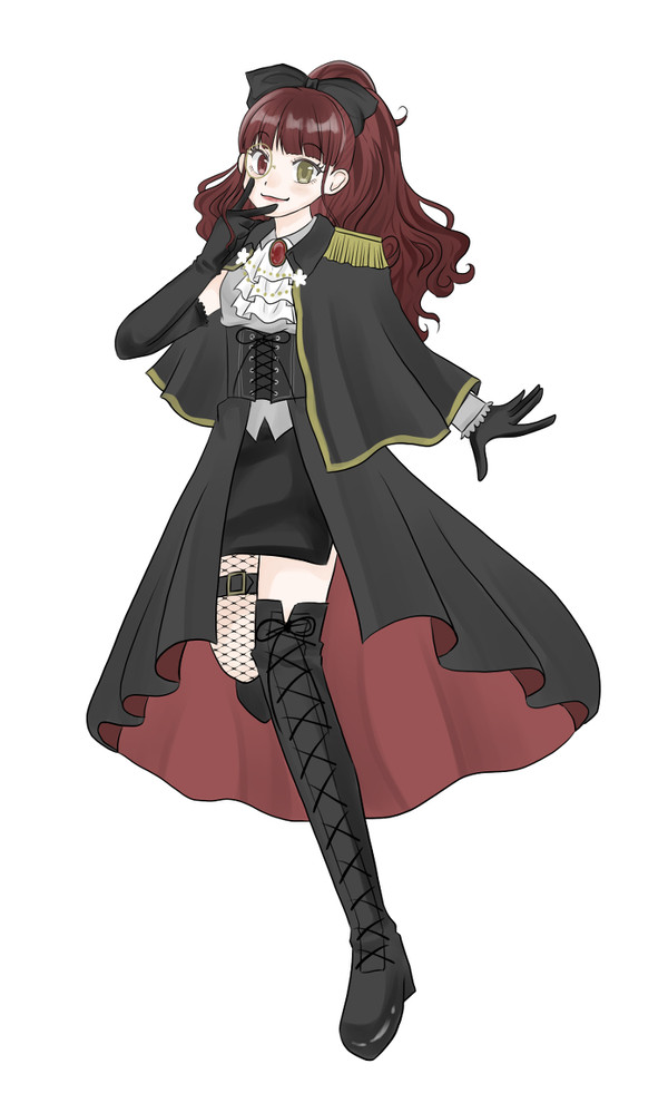 TRPG「レプリカントの葬列」立ち絵（HO1：怪盗）