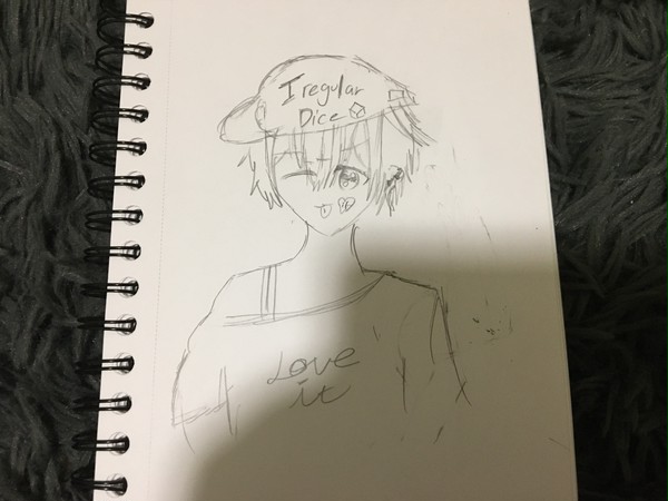 今日はいれいすの初兎くんを描いてみた！
