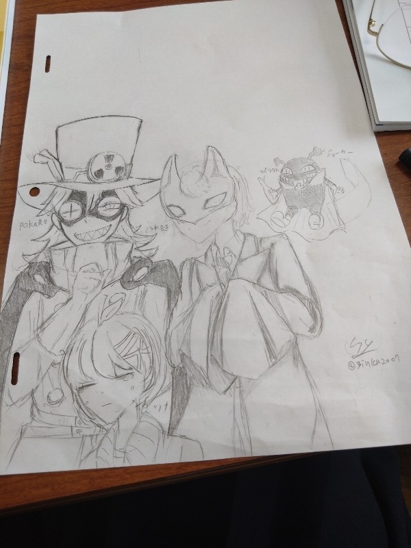 ここ最近描いたアナログイラスト