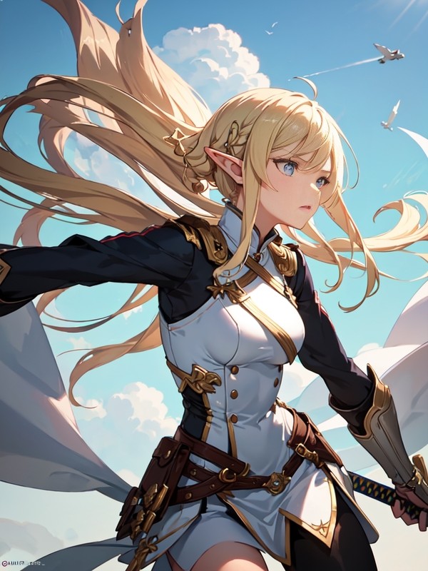 剣士のエルフ