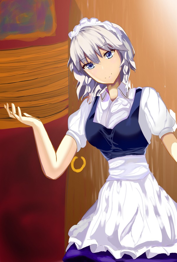 案内してくれる咲夜さん