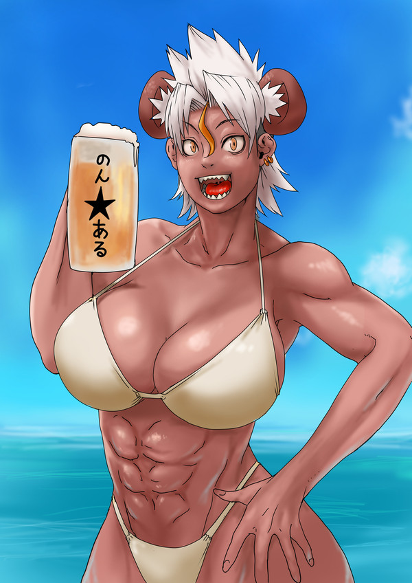 とあるVtuberのビールポスター