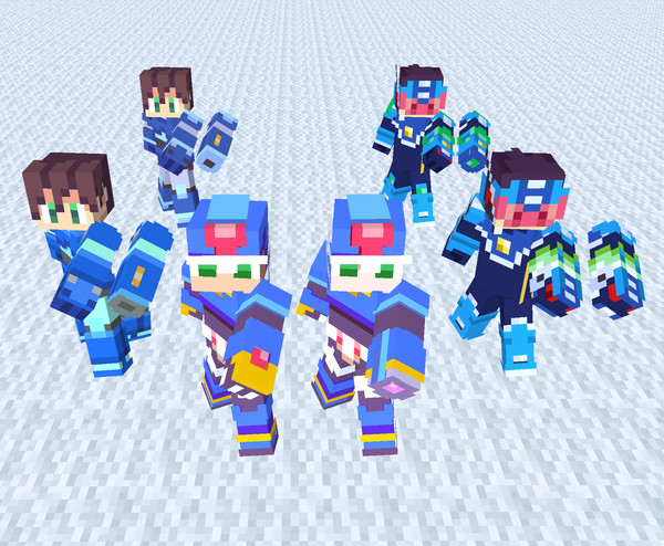 ロックマンシリーズ Minecraft用スキン その2