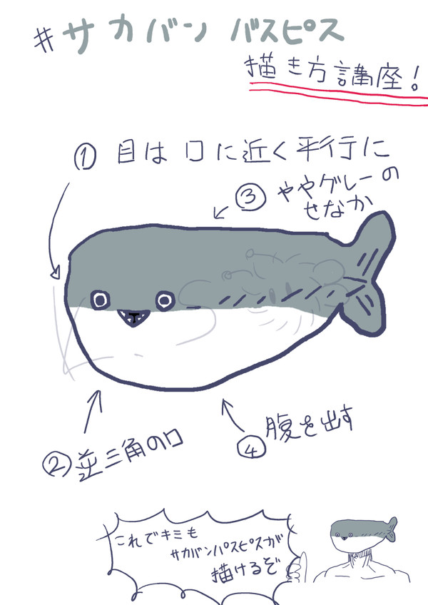 サカバンパスピス描き方講座