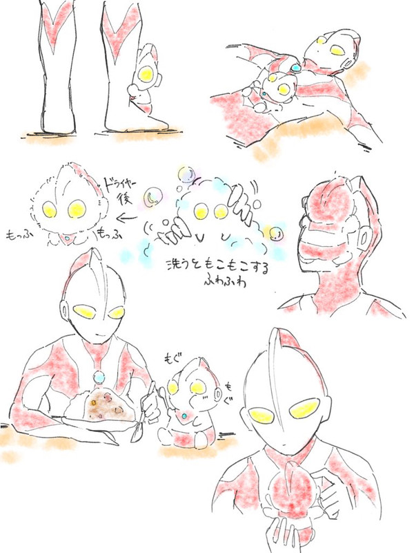 ふわふわチャンとマン兄さんの謎らくがき