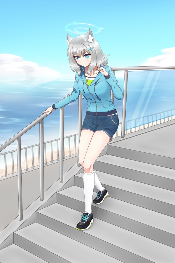 Shiroko Morning Walk