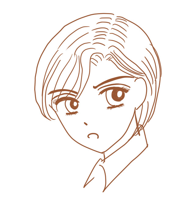 お絵かき　薪さん描いてみた