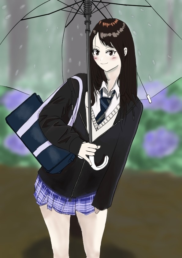 梅雨の帰り道