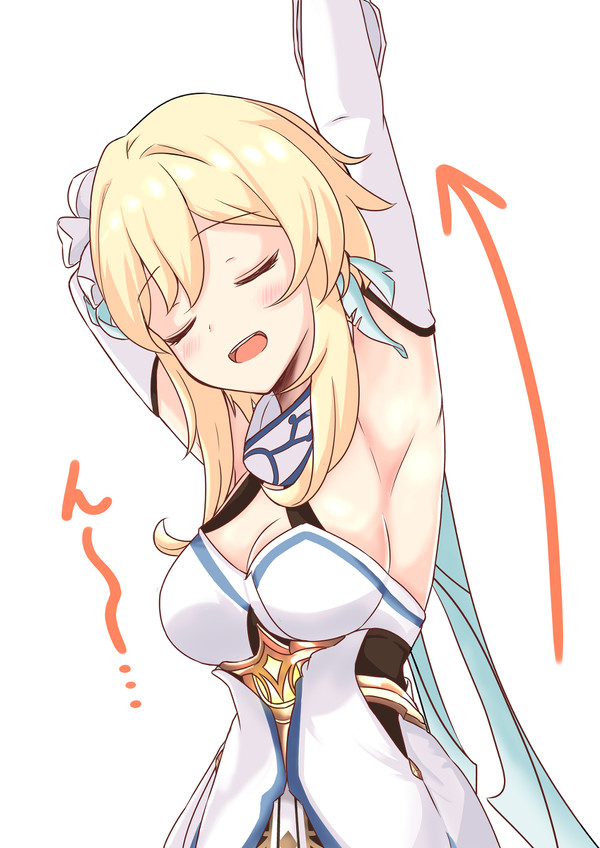 【落書き】伸びする蛍ちゃん