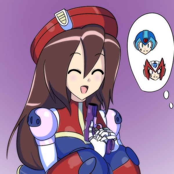Iris with a gun