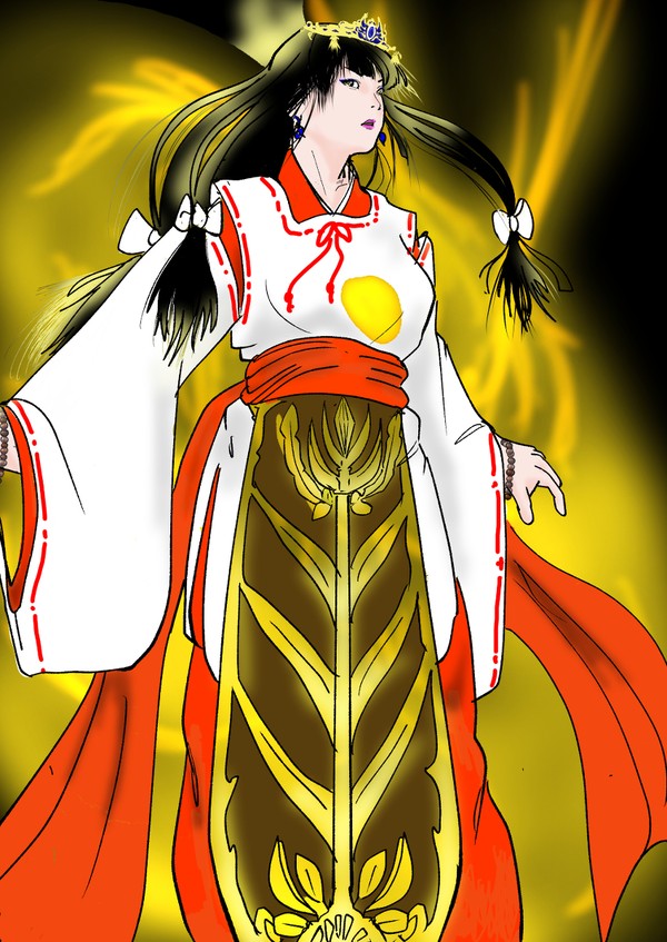 吉祥天と金龍