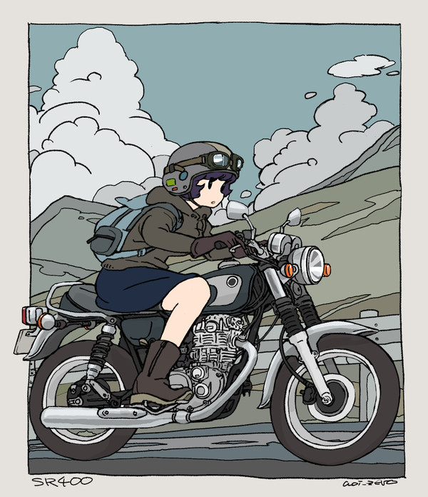 SR400でツーリング