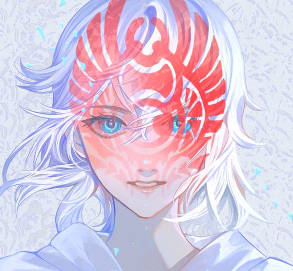 純白