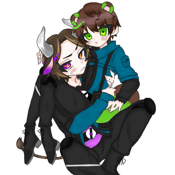 牛さんと狸くん