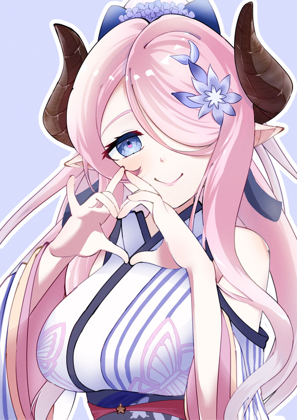 浴衣ナルメアちゃん
