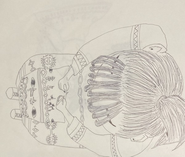 民族の少女