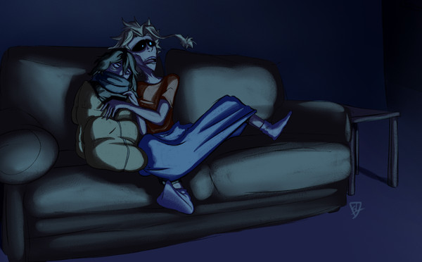 Scary movie night