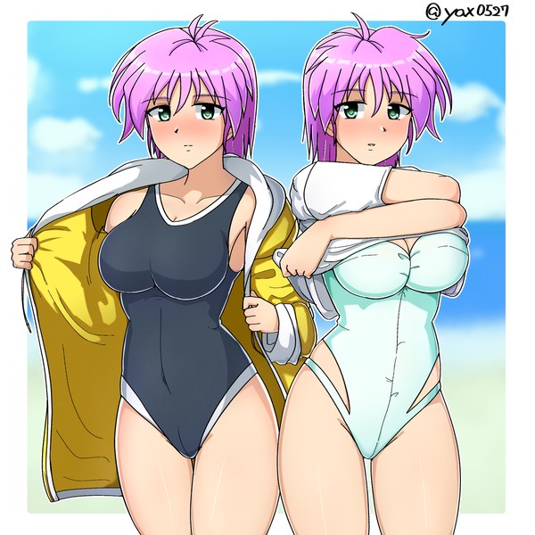 W水着八重さん