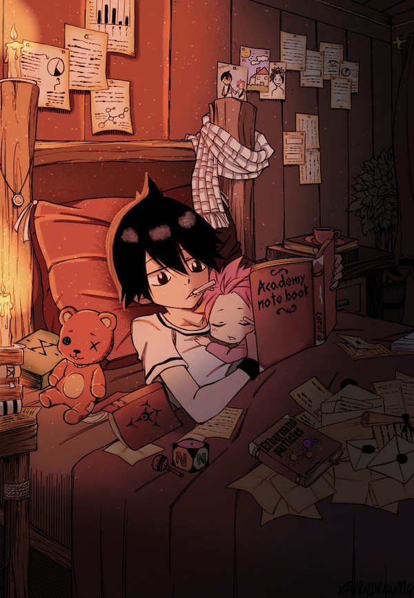 Zeref and Natsu