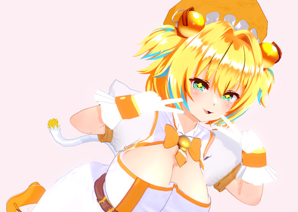 【コイカツCC配布】ボンバーガールの黄色のメスガキ