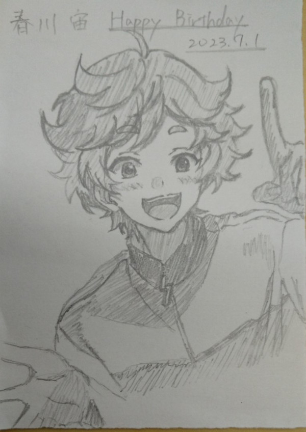 模写 あんスタ 春川宙 happybirthday