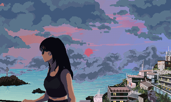 日落海岛