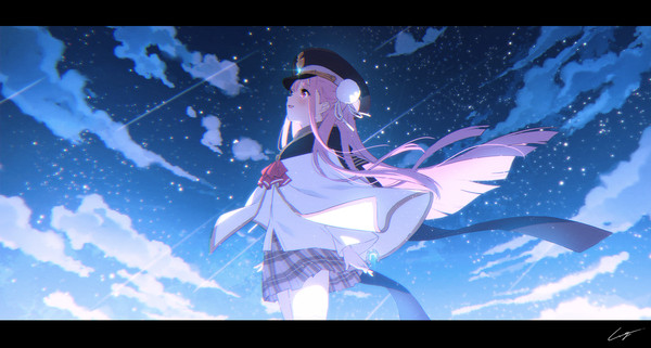 星を浴びるおタマさん
