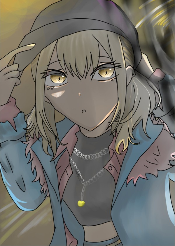 「えへへ、褒められちゃった！」