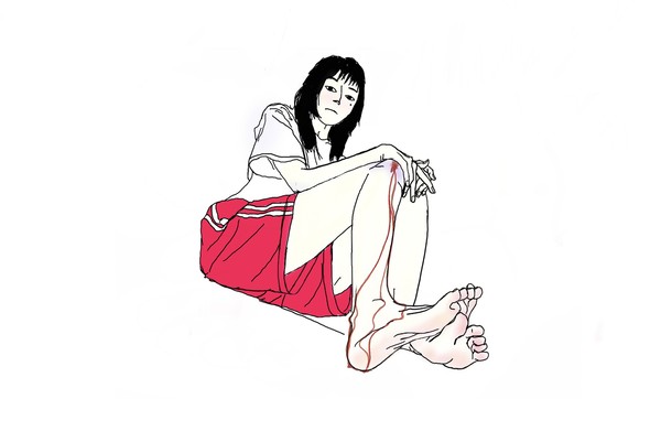 先輩の注視