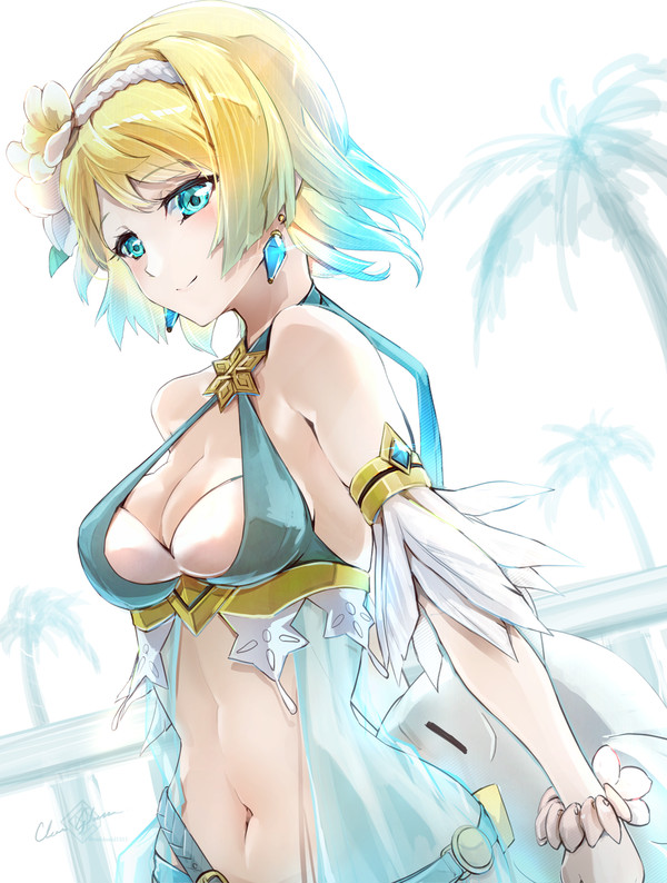 氷の姫と夏の海 水着フィヨルム