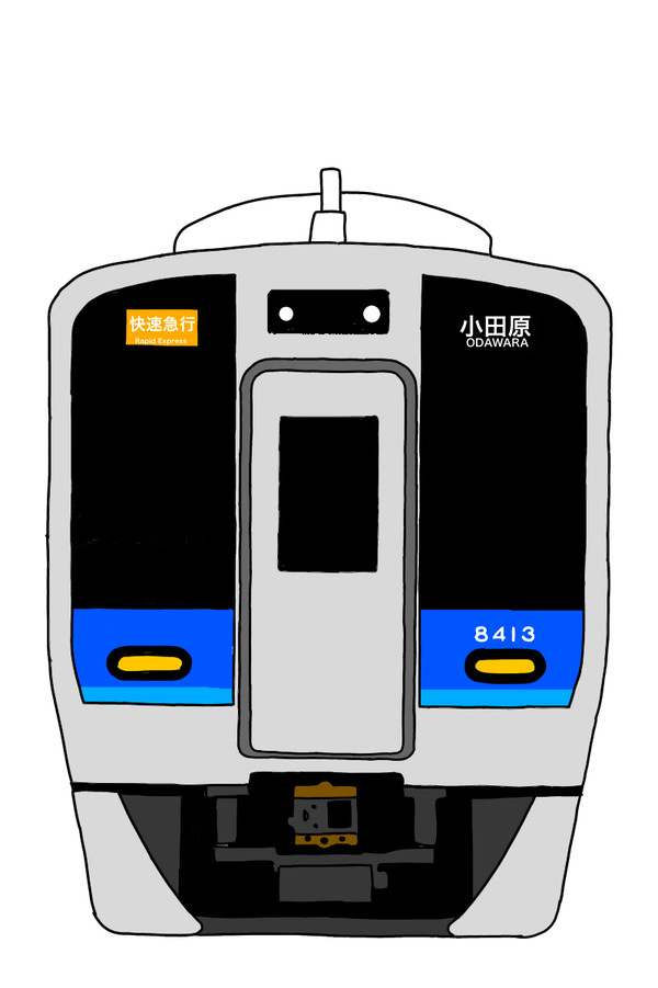 もし南海8300系が小田急線になったらこうなる
