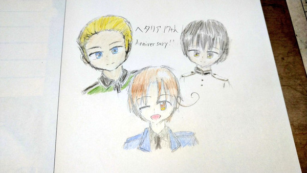 ヘタリア17周年おめでとう！