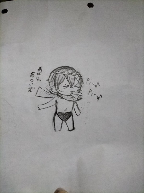夏は暑いね〜