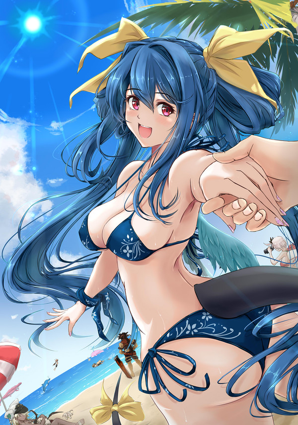 カイさんも一緒に泳ぎましょう💕