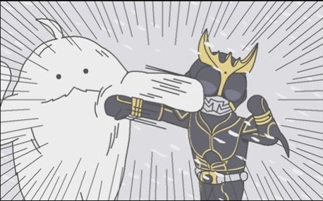 もっふん対クウガ