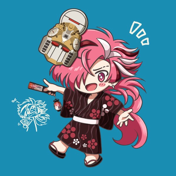 お祭りを楽しむ高杉さん
