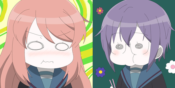 お弁当を食べる二人