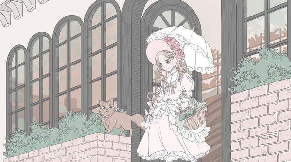 少女と猫