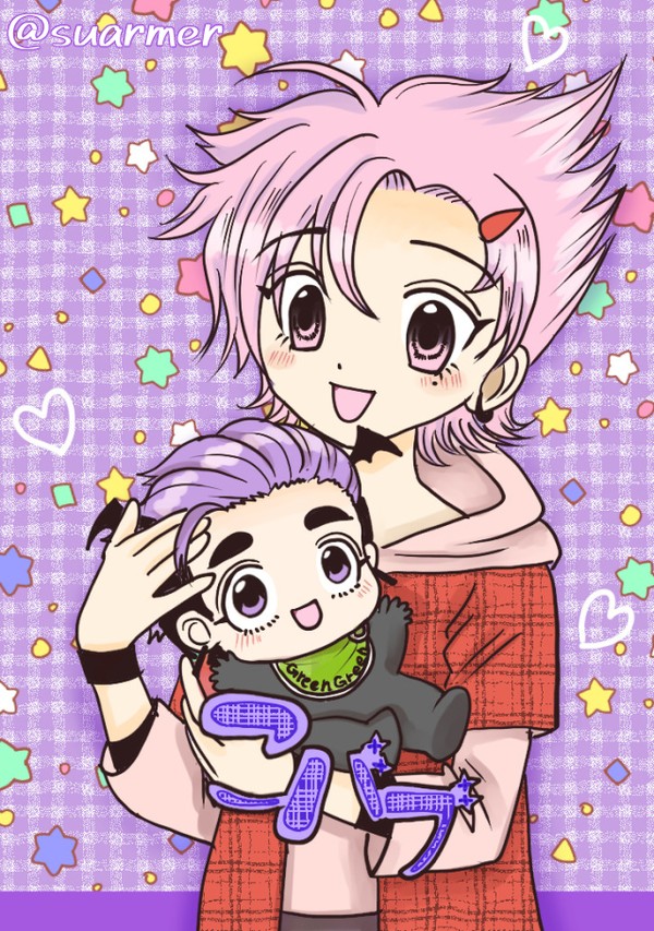 赤ちゃんと悪魔のハーフ？
