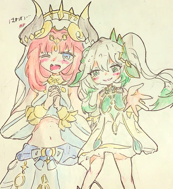 ニィナヒ( ˘ω˘ )てぇてぇ