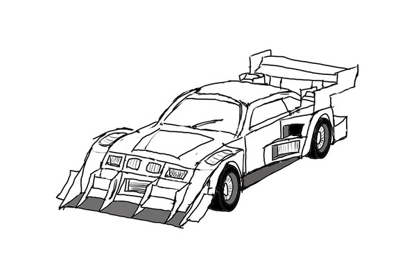 BMW M3のパイクスピーク的な