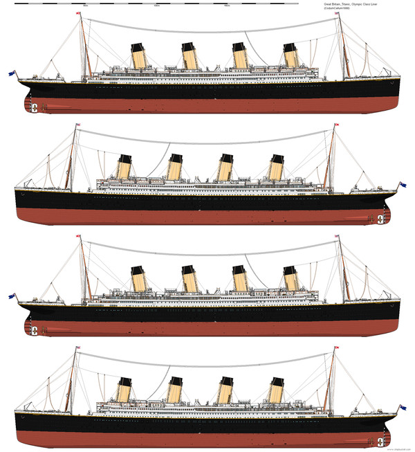 Titanic redrawn *Update*