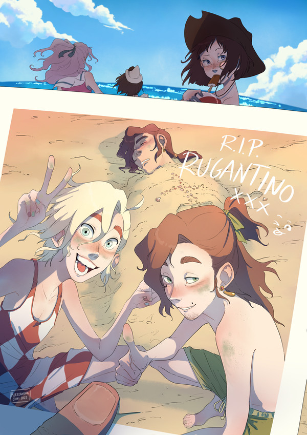 Masks at the beach
