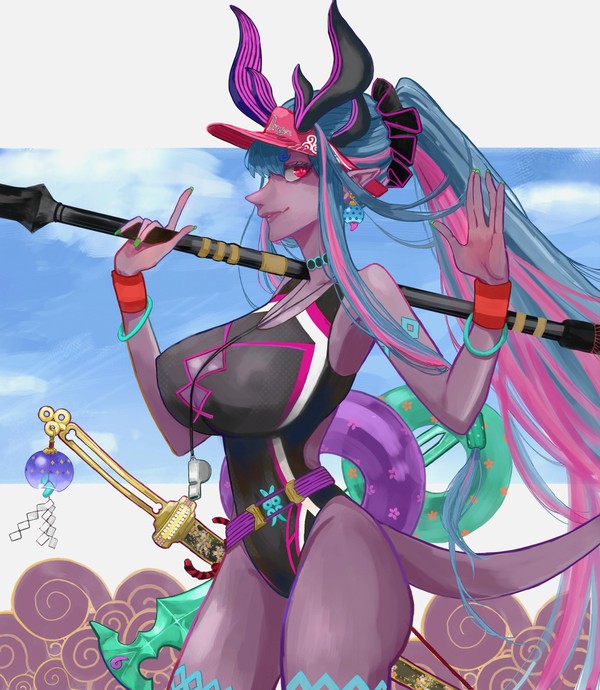 水着伊吹童子（手直し）