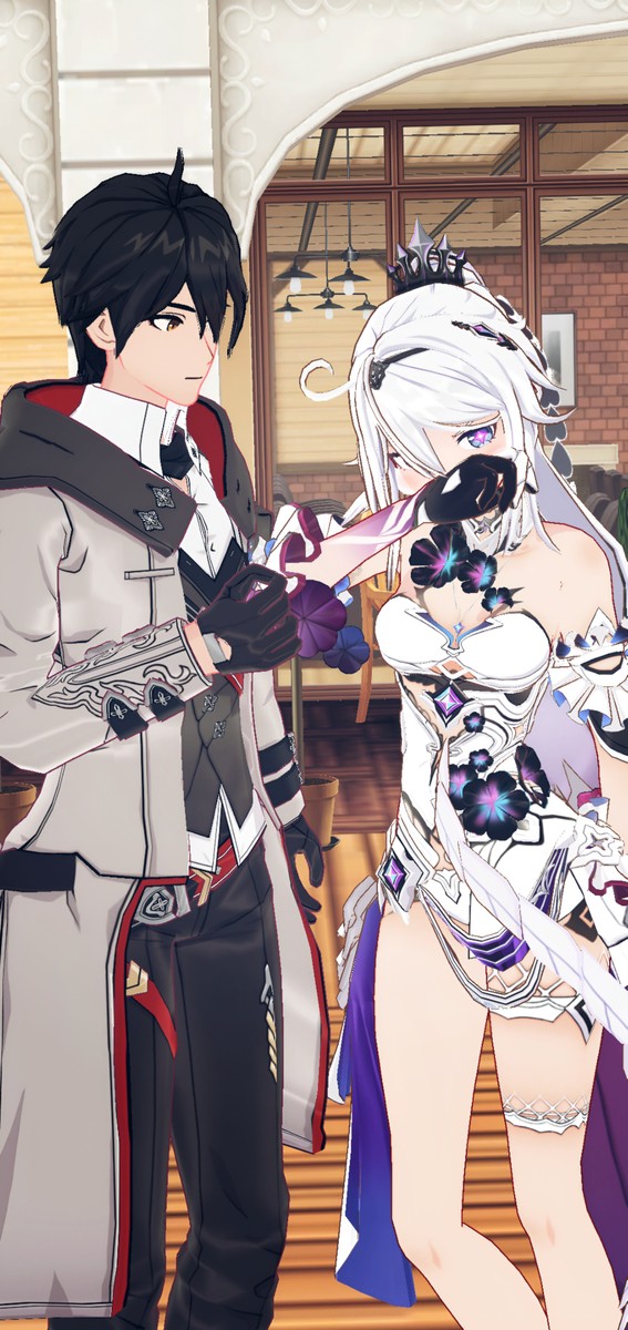 Flirting Kiana x Adam ❤️