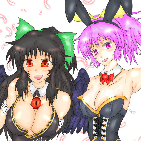急に描きたくなったエロコス東方キャラのコンビ