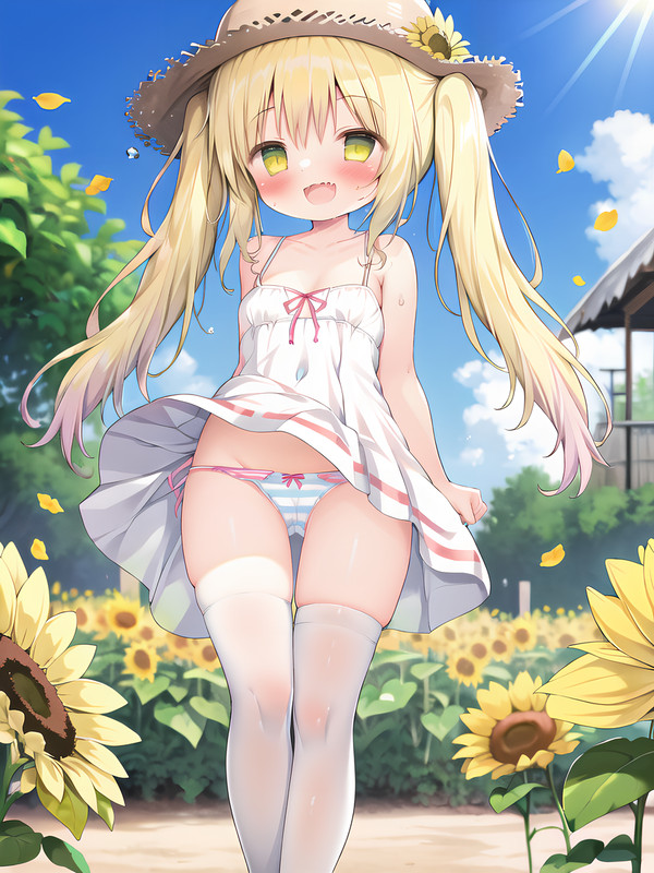 夏とひまわり