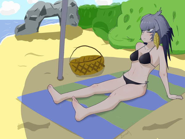 海边的鲸头鹳